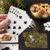 Uilen, varens, eik en bessen 2 pokerkaarten (Insitu)