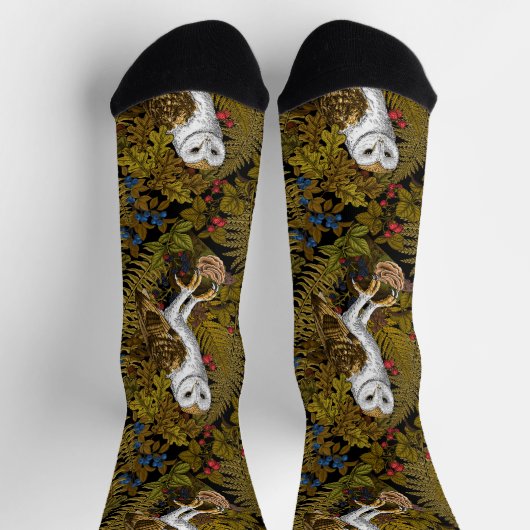 Uilen, varens, eik en bessen 2 sokken (Top)