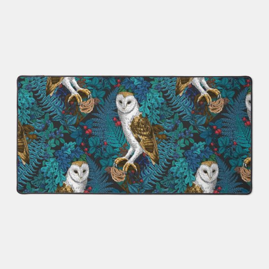 Uilen, varens, eik en bessen 3 bureaumat (Voorkant)
