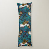 Uilen, varens, eik en bessen 3 lichaamskussen (Achterkant (Verticaal))