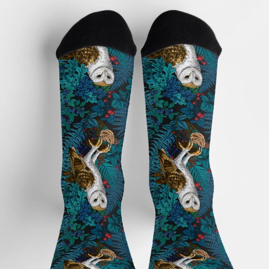 Uilen, varens, eik en bessen 3 sokken (Top)