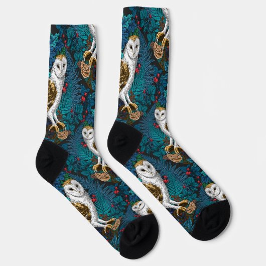 Uilen, varens, eik en bessen 3 sokken (Rechts)