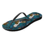 Uilen, varens, eik en bessen 3 teenslippers (Schuin)