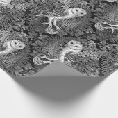 Uilen, varens, eik en bessen 4 cadeaupapier (Hoek)