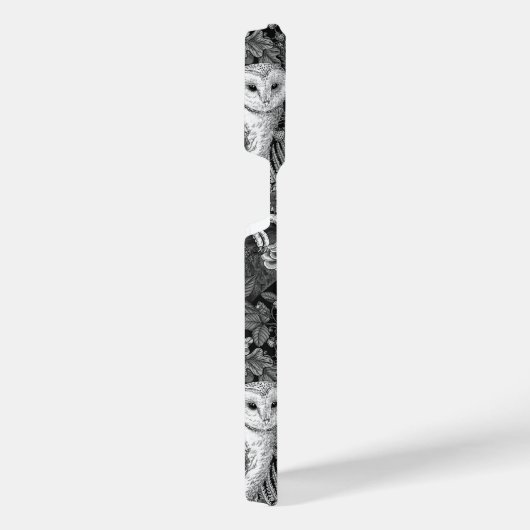 Uilen, varens, eik en bessen 4 iPhone hoesje (Rechterkant)