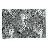 Uilen, varens, eik en bessen 4 kussensloop (Voorkant-Rechts)