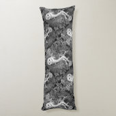 Uilen, varens, eik en bessen 4 lichaamskussen (Achterkant (Verticaal))