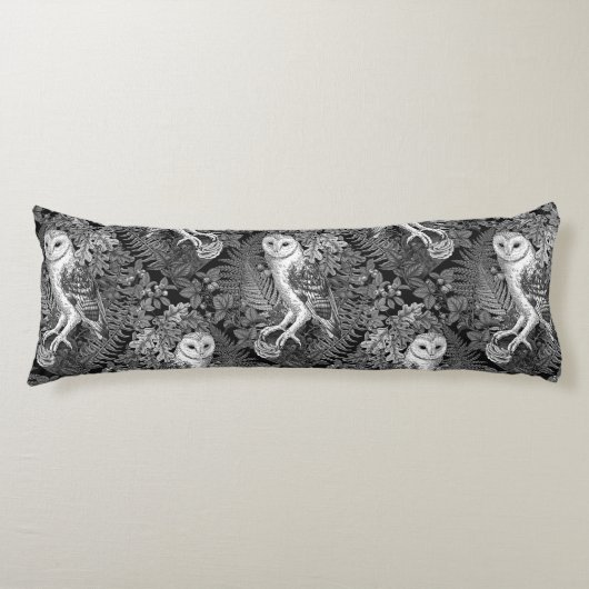 Uilen, varens, eik en bessen 4 lichaamskussen (Voorkant)