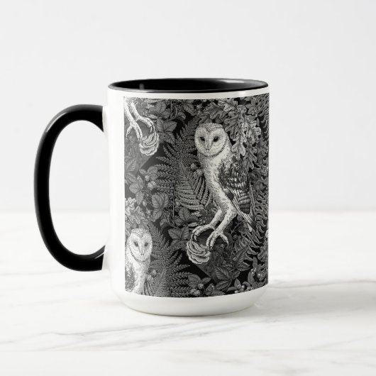 Uilen, varens, eik en bessen 4 mok (Links)