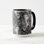 Uilen, varens, eik en bessen 4 mok (Voorkant rechts)