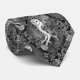 Uilen, varens, eik en bessen 4 stropdas