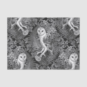 Uilen, varens, eik en bessen 4 tissuepapier