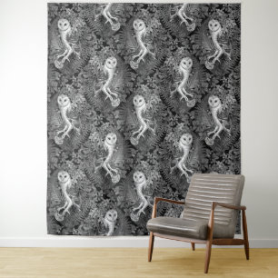 Uilen, varens, eik en bessen 4 wandkleed