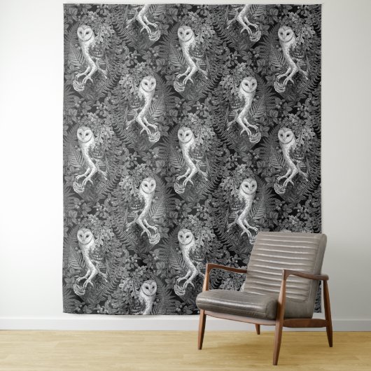 Uilen, varens, eik en bessen 4 wandkleed (In situ)