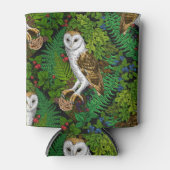 Uilen, varens, eik en bessen blikjeskoeler (Voorkant)