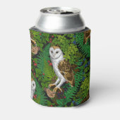 Uilen, varens, eik en bessen blikjeskoeler (Blikje Achterkant)