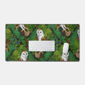 Uilen, varens, eik en bessen bureaumat (Keyboard & Muis)