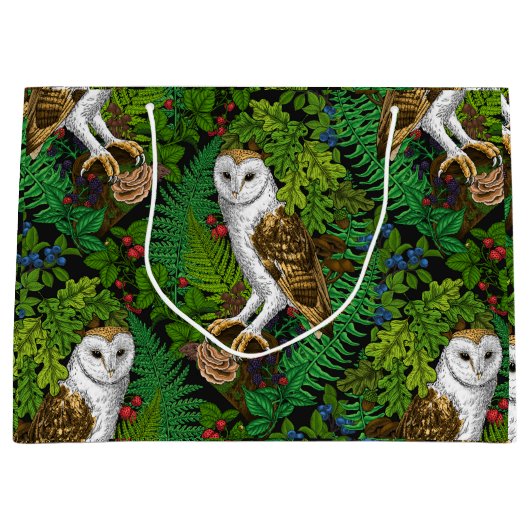 Uilen, varens, eik en bessen groot cadeauzakje (Voorkant)