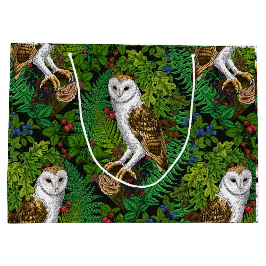 Uilen, varens, eik en bessen groot cadeauzakje (Achterkant)