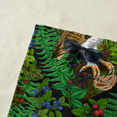 Uilen, varens, eik en bessen strandlaken (In situ)