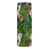 Uilen, varens, eik en bessen thermosbeker (Achterkant)