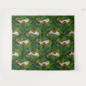 Uilen, varens, eik en bessen wandkleed (Voorkant (horizontaal))