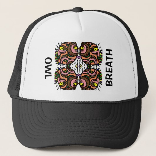 Uilenadem Hoed Trucker Pet (Voorkant)
