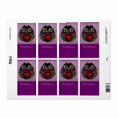 Uilenei Boekplaatlabels Etiket (Full Sheet)