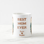 Uilenfamilie Beste Mama Ooit Moederdag Naam Koffiemok (Center)