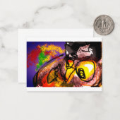 Uilenherfstvlieg Notitiekaartje (Voorkant / Achterkant in situ)