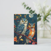  uilenkunst briefkaart (Staand voorkant)