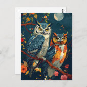  uilenkunst briefkaart (Voorkant / Achterkant)