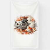 uilenlandpompoen spandoek (Verticaal)