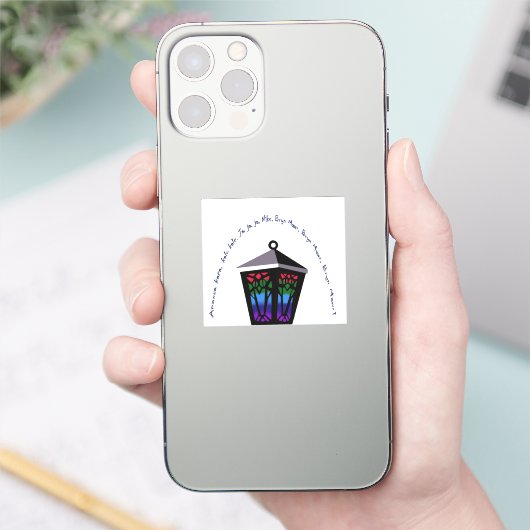 Uilenlantaarn Sticker (Telefoon)