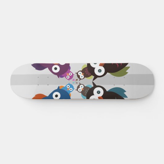 Uilenmenigte Persoonlijk Skateboard (Horizontaal)
