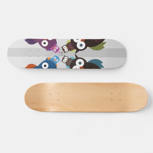Uilenmenigte Persoonlijk Skateboard (Horizontaal)