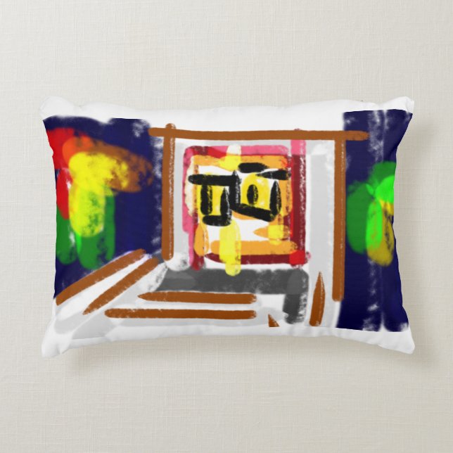 Uilennachtwolk Accent Kussen (Voorkant)