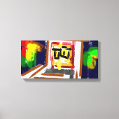 Uilennachtwolk Canvas Afdruk (Voorkant)