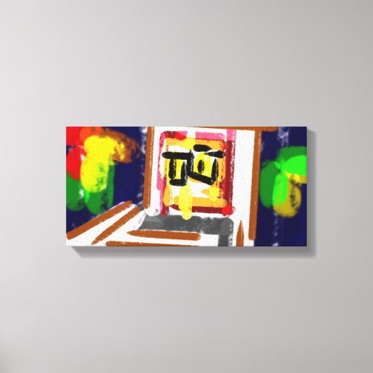 Uilennachtwolk Canvas Afdruk (Voorkant)