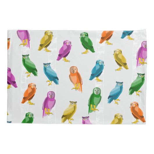 Uilenpatroon Kussensloop (Achterkant)