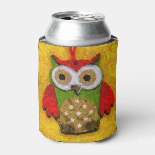 Uilenschilderij Blikjeskoeler (Blikje Voorkant)