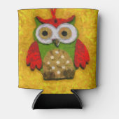 Uilenschilderij Blikjeskoeler (Voorkant)