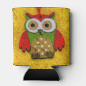 Uilenschilderij Blikjeskoeler (Achterkant)