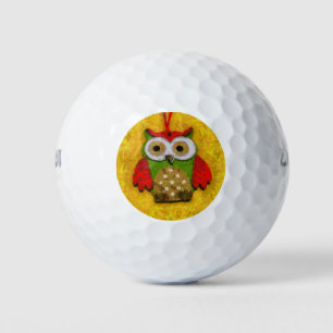 Uilenschilderij Golfballen