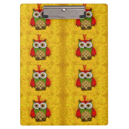 Uilenschilderij Klembord (Voorkant)