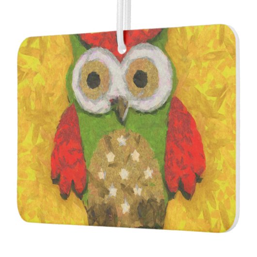 Uilenschilderij Luchtverfrisser (Links)