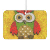 Uilenschilderij Luchtverfrisser (Voorkant)