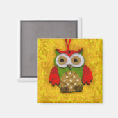 Uilenschilderij Magneet (Voorkant / Achterkant)