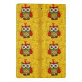 Uilenschilderij Mini Klembord (Achterkant)