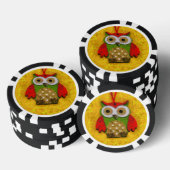 Uilenschilderij Pokerchips (Opstapeling)